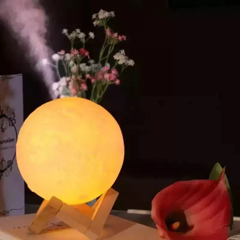 lune lampe 3D diffuseur de lumière arôme huile essentielle