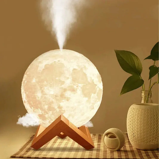 lune lampe 3D diffuseur de lumière arôme huile essentielle