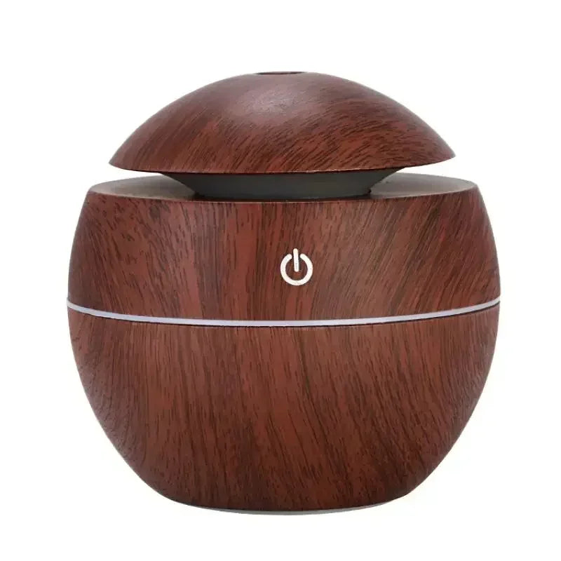 Humidificateur d'air à Grain de bois pour la maison, purificateur, diffuseur d'arôme huile essentielle.